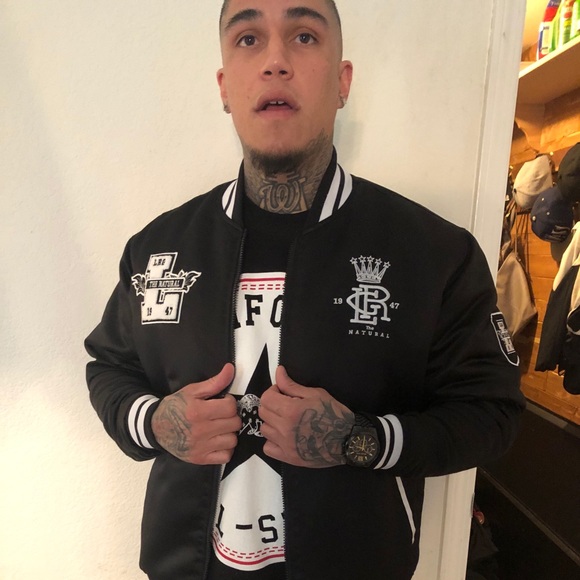 LRG “L that lives” varsity bomber jacket - Picture 4 of 6